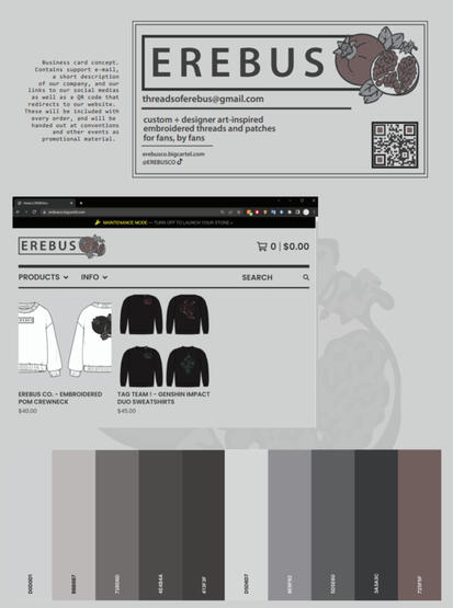 Concept work for a non-existent streetwear brand 2/4